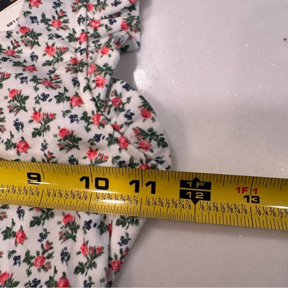 NWT POLO RALPH LAUREN Girls Floral Cotton Ruffle Dress sz 6X Cutout At The Back - Picture 6 of 11